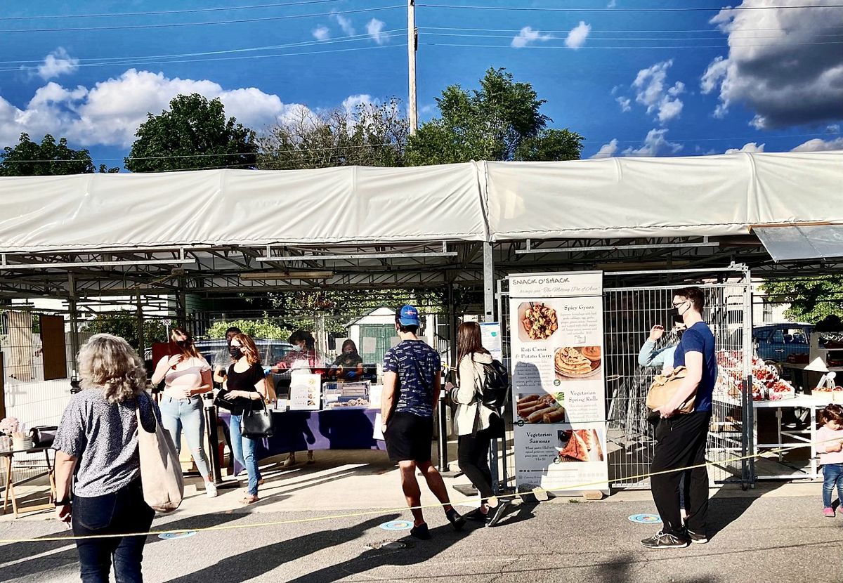 Parkdale Night Market under the tents